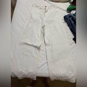 We The Free Cream Wide-Leg Pants